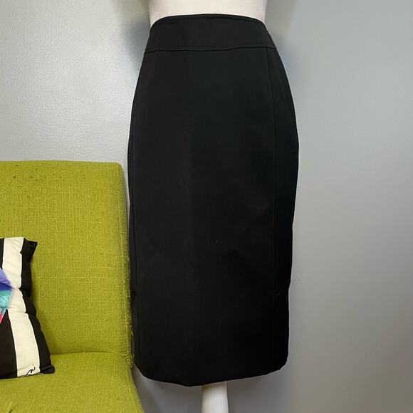 Carlisle Dresses & Skirts - Carlisle Black Wool Classic Straight Pencil Skirt 4
